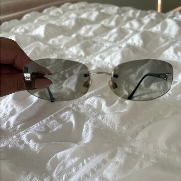 CHANEL Brown Rimless Glasses - Picture 2 of 6